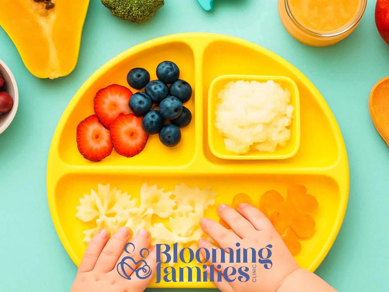 Bebé haciendo Baby Led Weaning